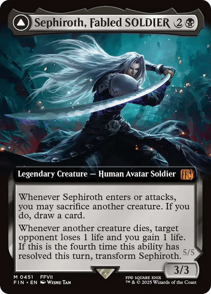 Sephiroth, Fabled SOLDIER // Sephiroth, One-Winged Angel · Final Fantasy