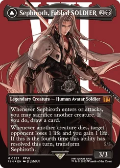Sephiroth, Fabled SOLDIER // Sephiroth, One-Winged Angel