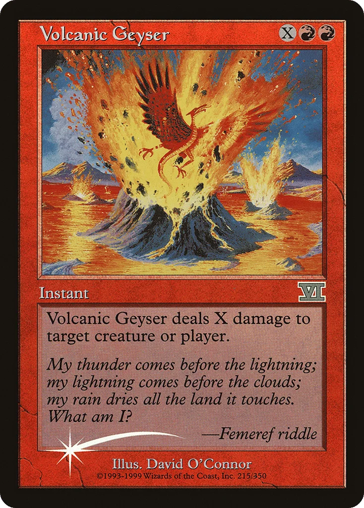 Volcanic Geyser · Friday Night Magic 2000