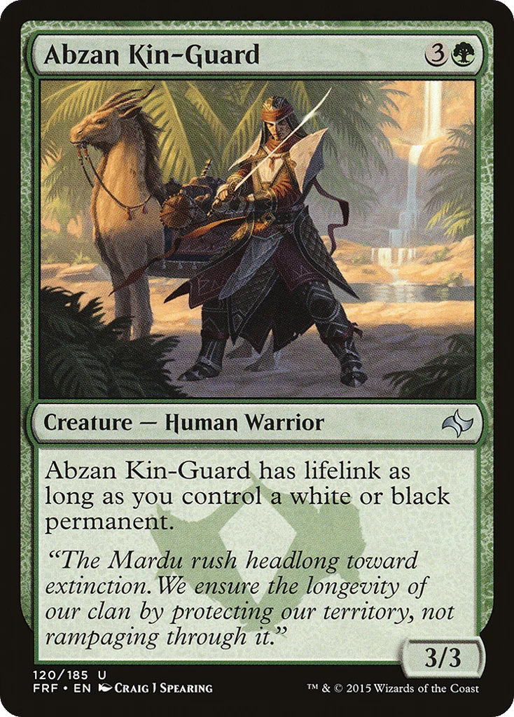 Abzan Kin-Guard · Fate Reforged