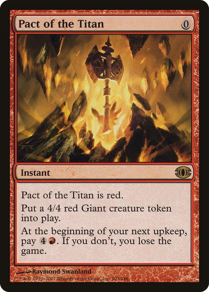 Pact of the Titan · Future Sight