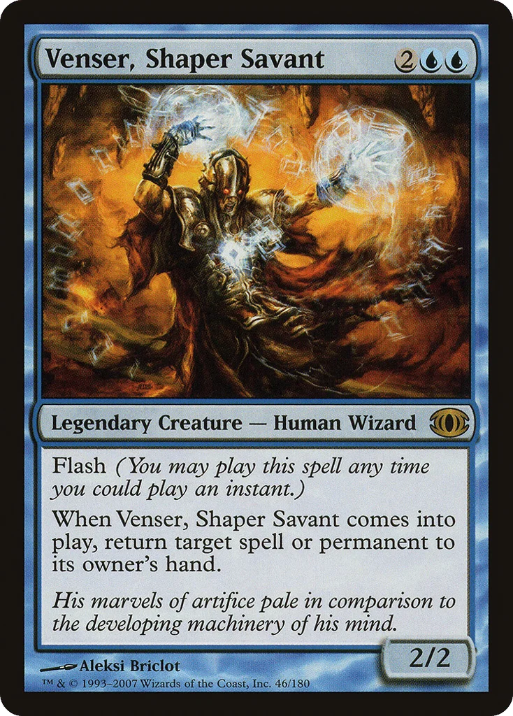 Venser, Shaper Savant · Future Sight