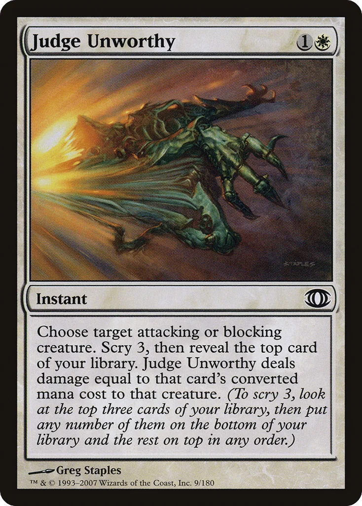 Judge Unworthy · Future Sight