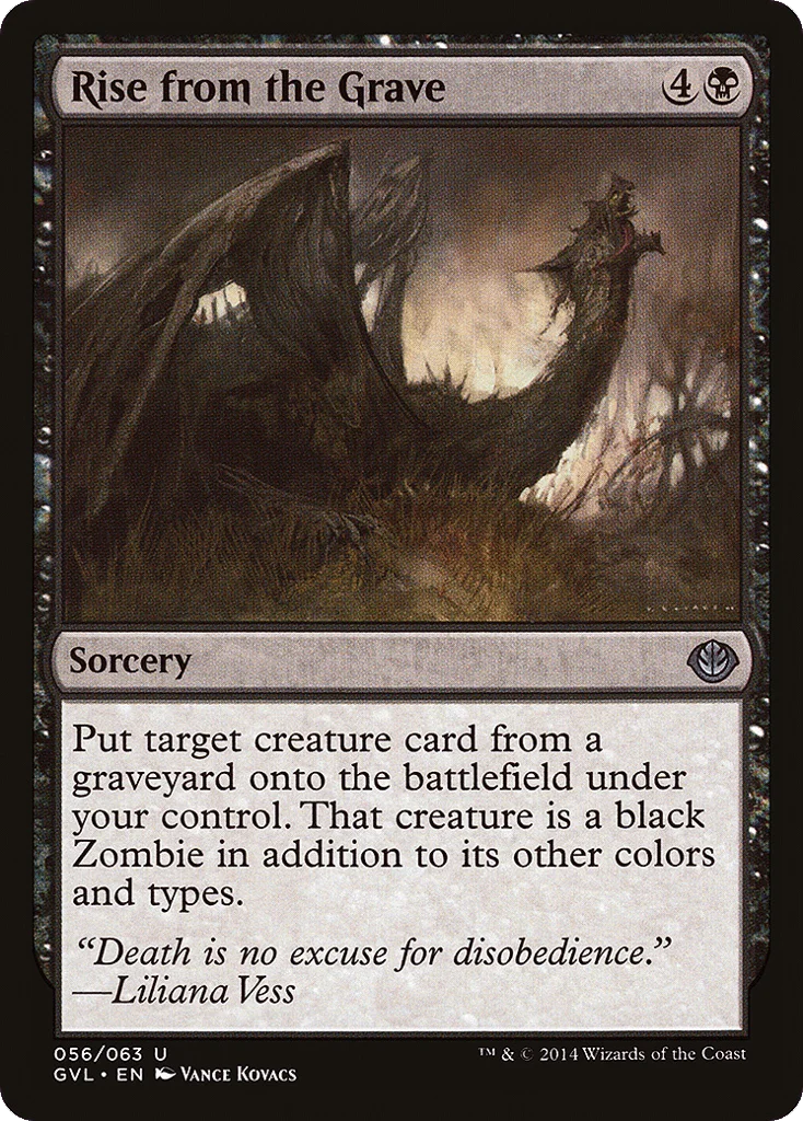 Rise from the Grave · Duel Decks Anthology: Garruk vs. Liliana
