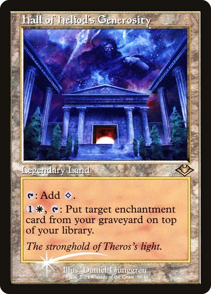Hall of Heliod's Generosity · Modern Horizons 1 Timeshifts