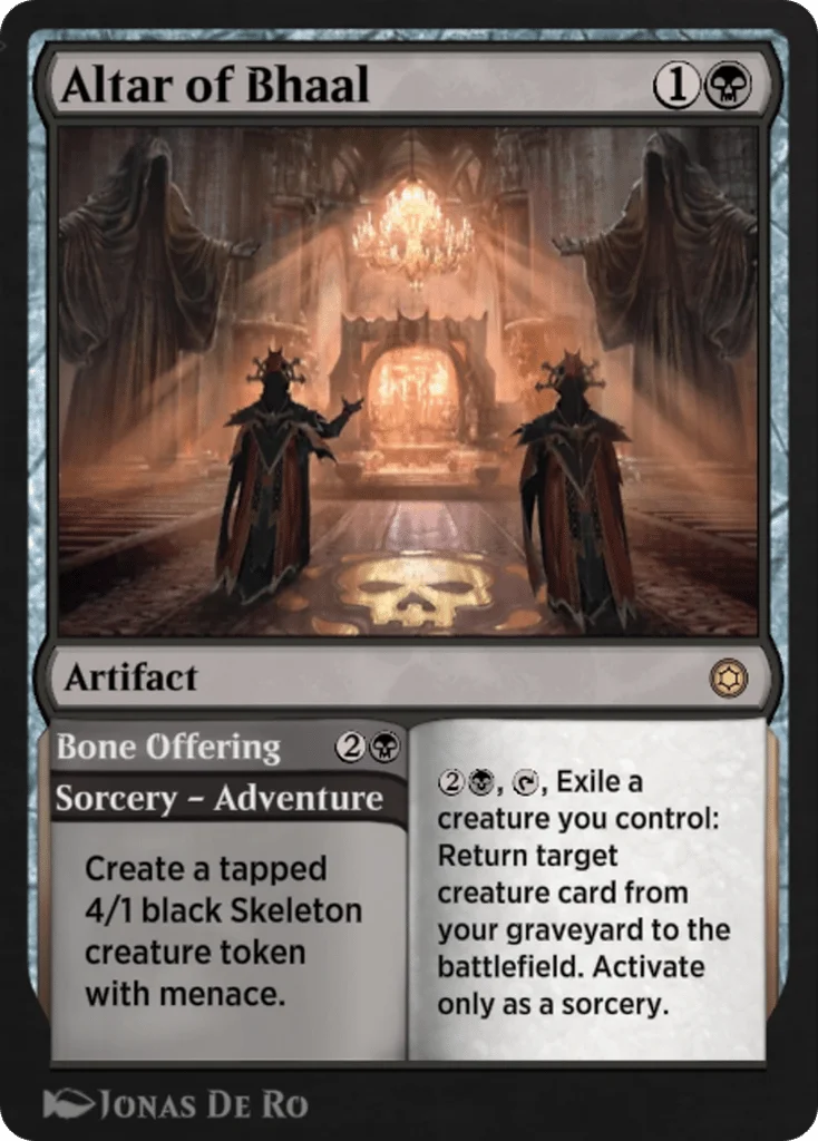 Altar of Bhaal // Bone Offering · Alchemy Horizons: Baldur's Gate