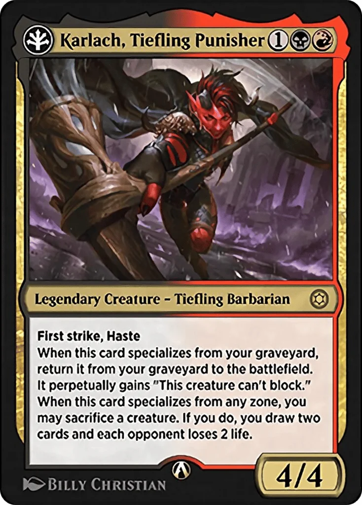 Karlach, Tiefling Punisher · Alchemy Horizons: Baldur's Gate