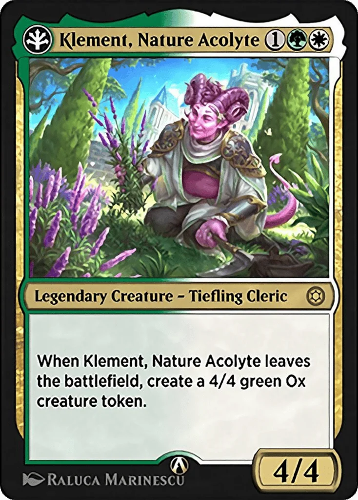 Klement, Nature Acolyte · Alchemy Horizons: Baldur's Gate