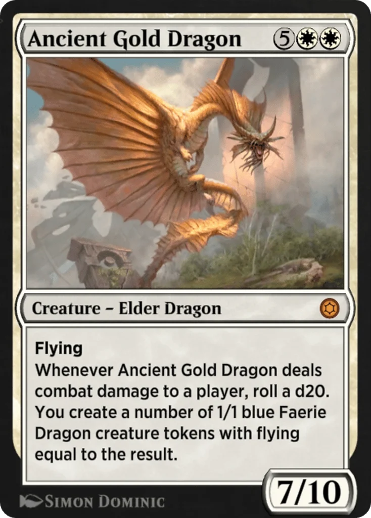 Ancient Gold Dragon · Alchemy Horizons: Baldur's Gate