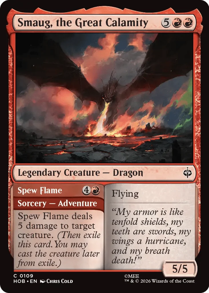 Smaug, the Great Calamity // Spew Flame · The Hobbit