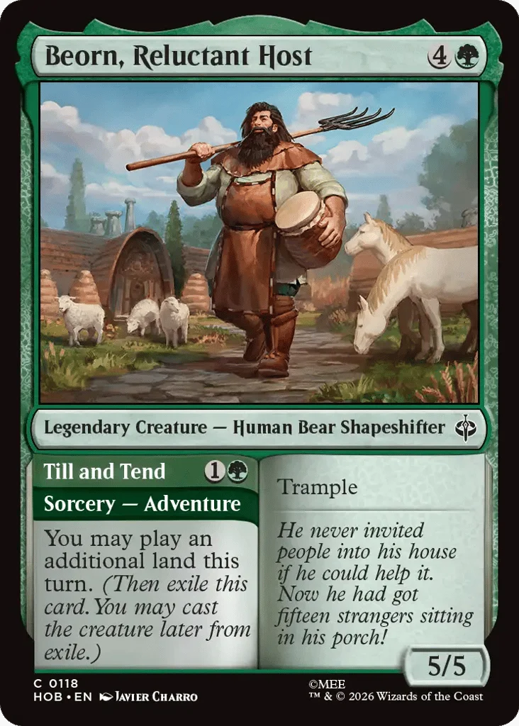 Beorn, Reluctant Host // Till and Tend · The Hobbit