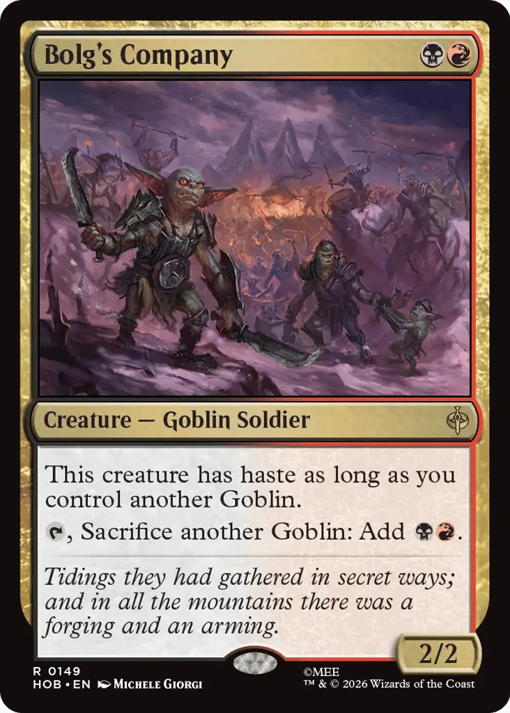 Bolg's Company · The Hobbit