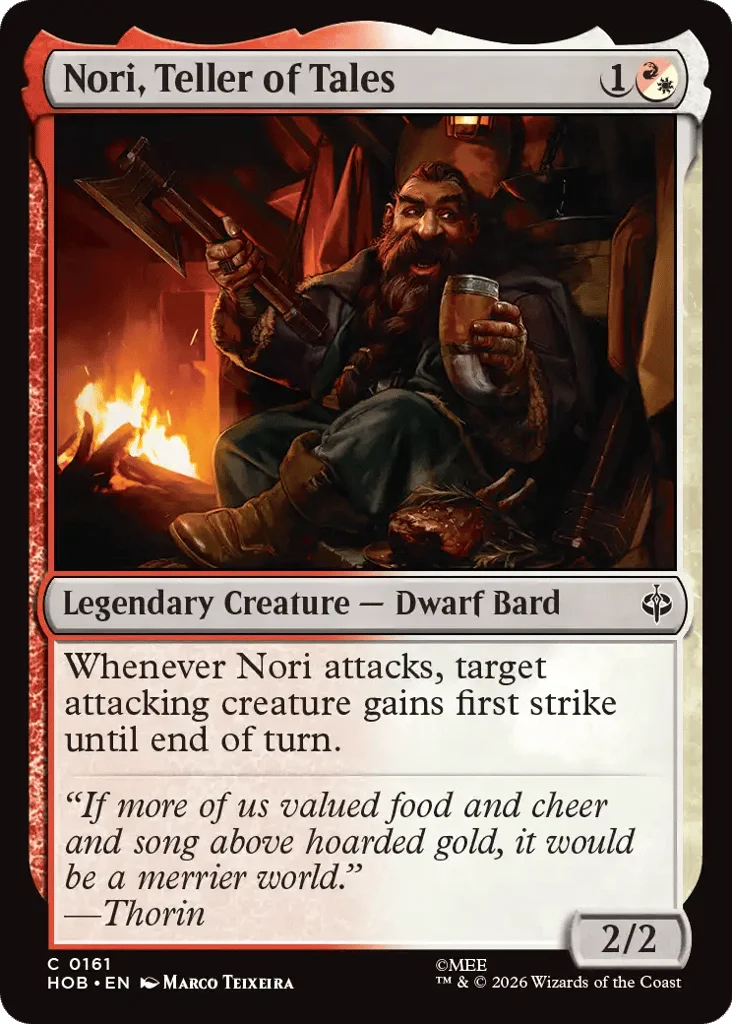 Nori, Teller of Tales · The Hobbit