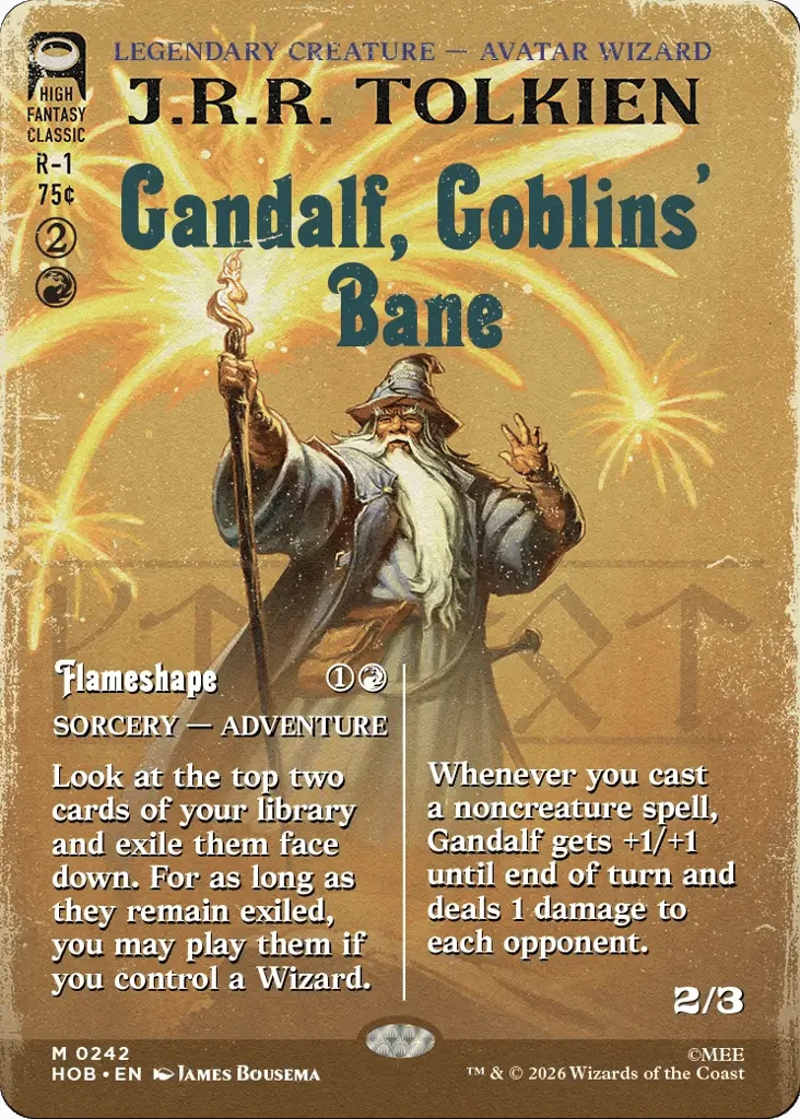 Gandalf, Goblins' Bane // Flameshape · The Hobbit