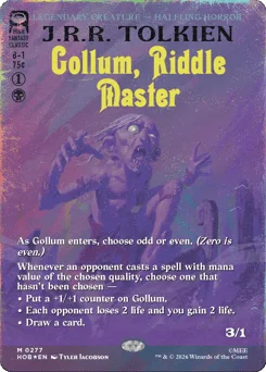 Gollum, Riddle Master