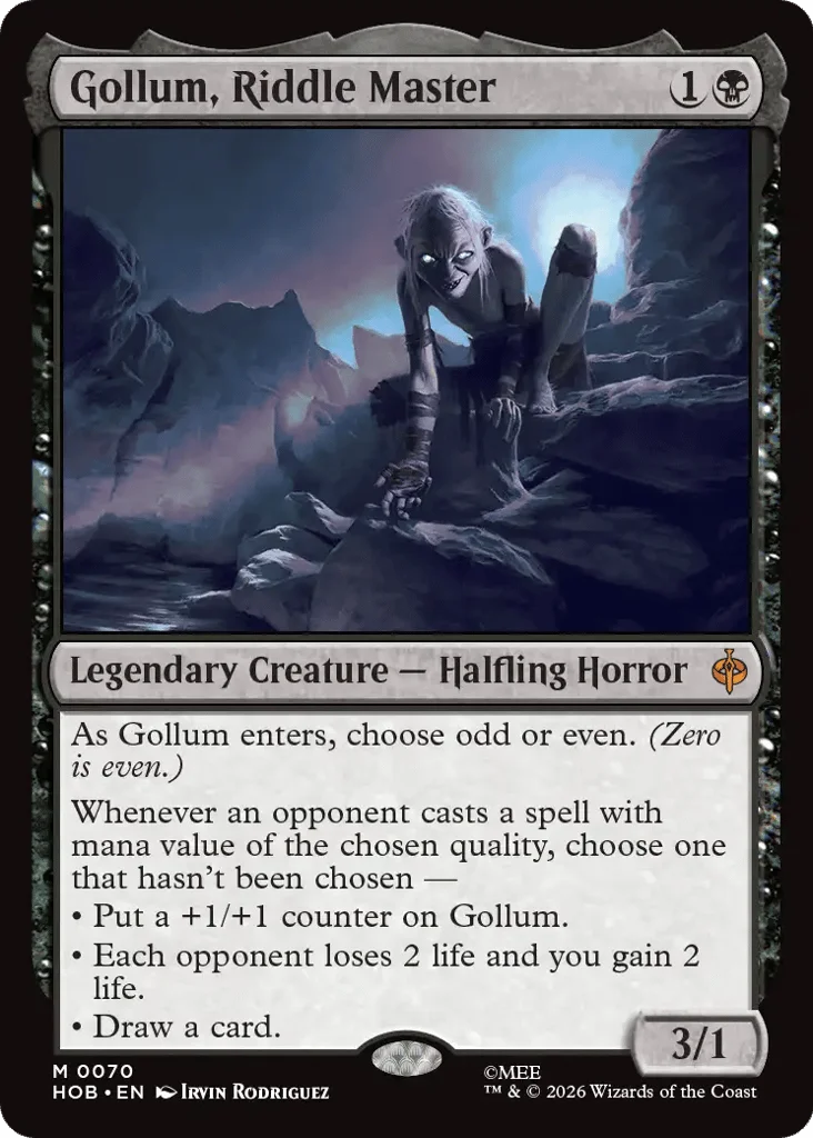 Gollum, Riddle Master · The Hobbit