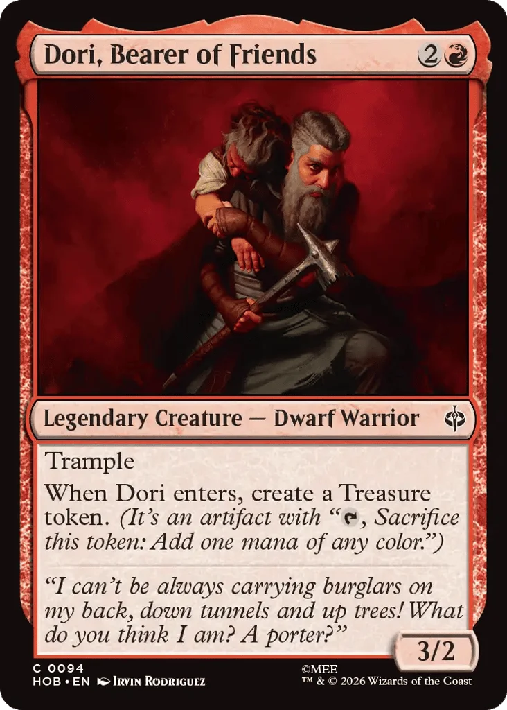 Dori, Bearer of Friends · The Hobbit