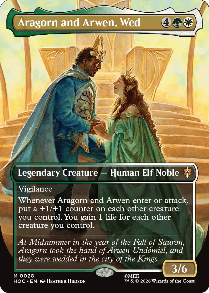 Aragorn and Arwen, Wed · The Hobbit Eternal