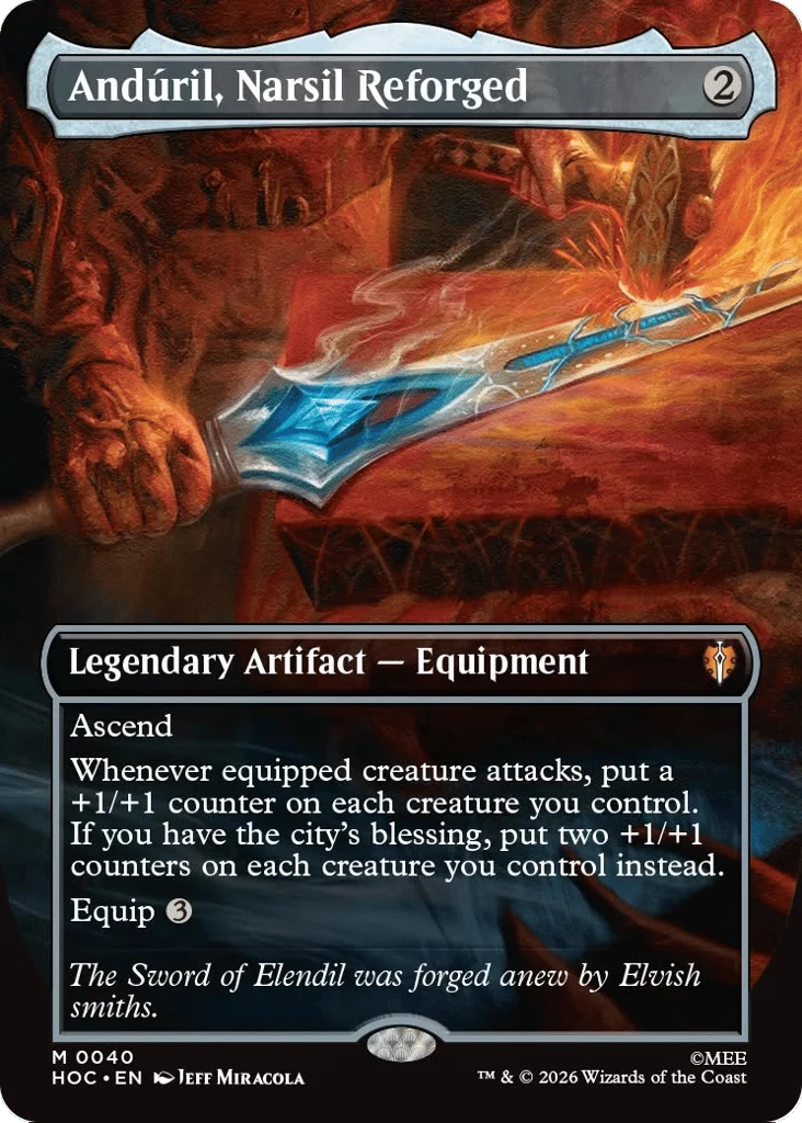 Andúril, Narsil Reforged · The Hobbit Eternal