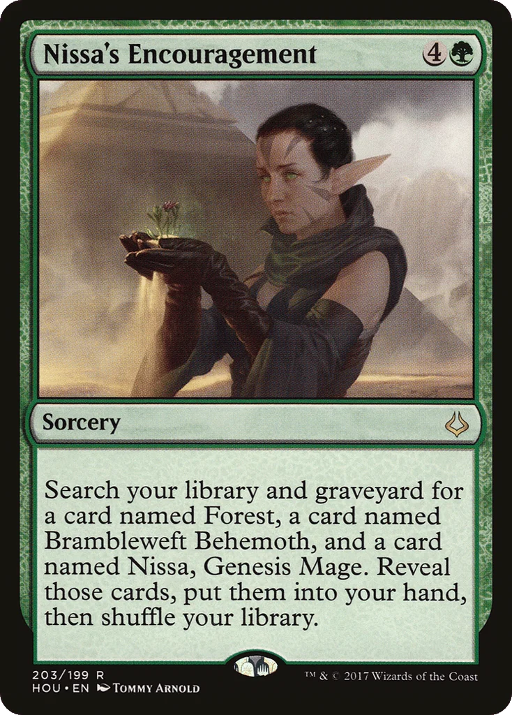 Nissa's Encouragement · Hour of Devastation