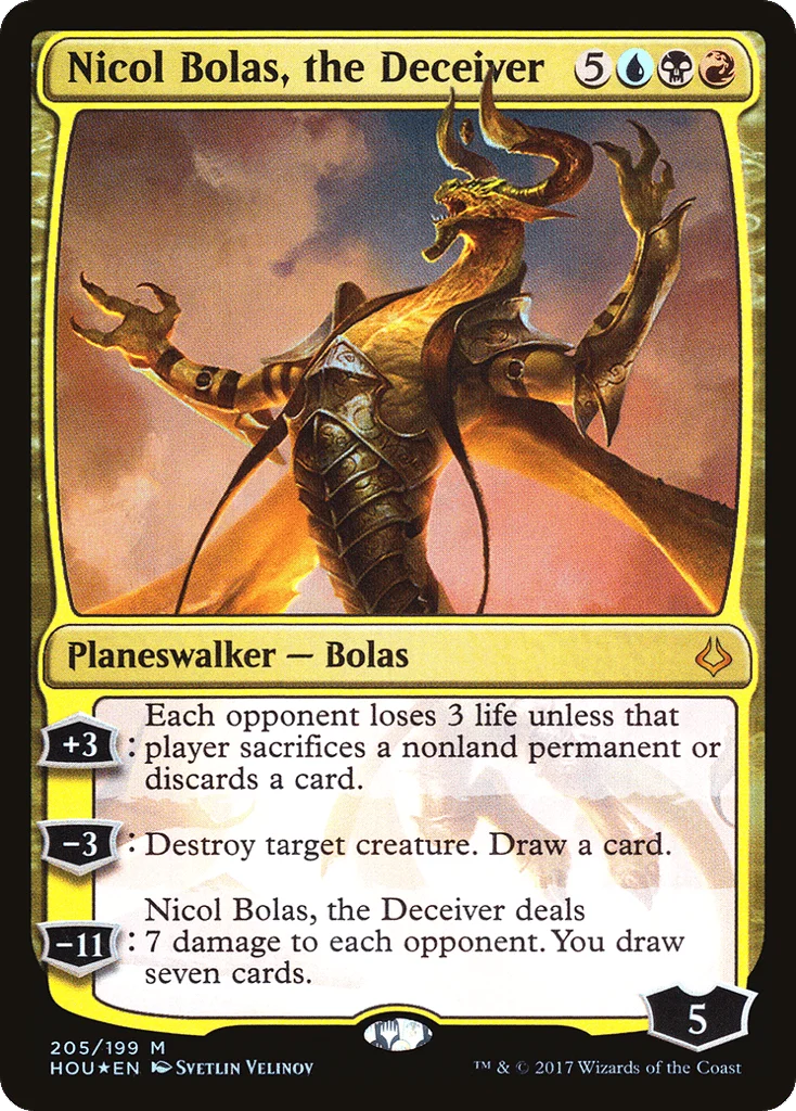 Nicol Bolas, the Deceiver · Hour of Devastation