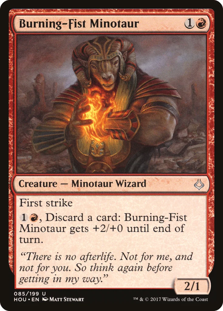 Burning-Fist Minotaur · Hour of Devastation