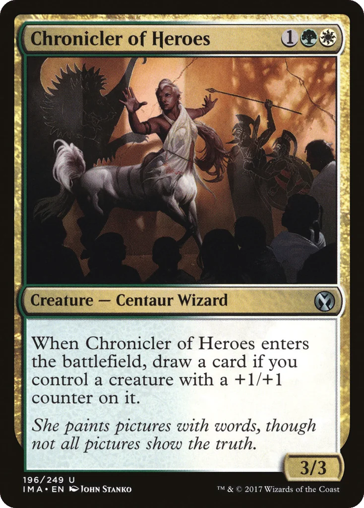 Chronicler of Heroes · Iconic Masters