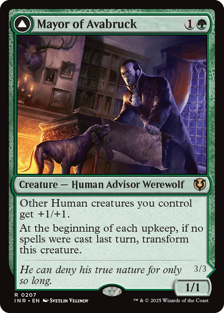 Mayor of Avabruck // Howlpack Alpha · Innistrad Remastered