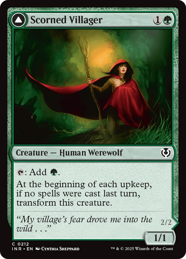 Scorned Villager // Moonscarred Werewolf · Innistrad Remastered