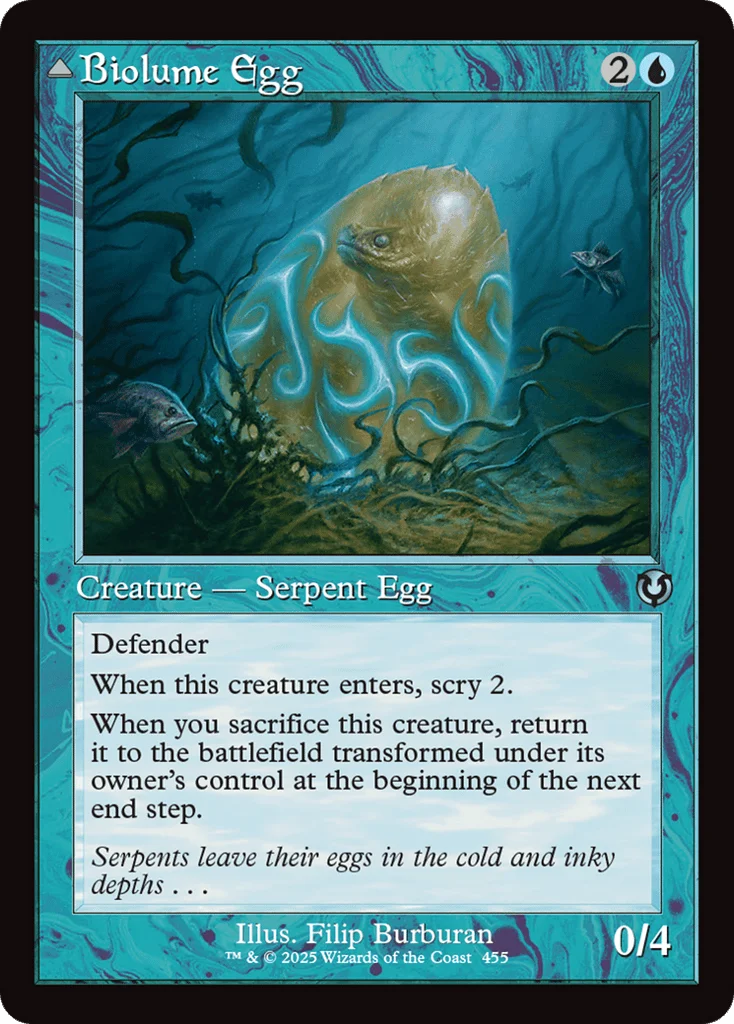 Biolume Egg // Biolume Serpent · Innistrad Remastered