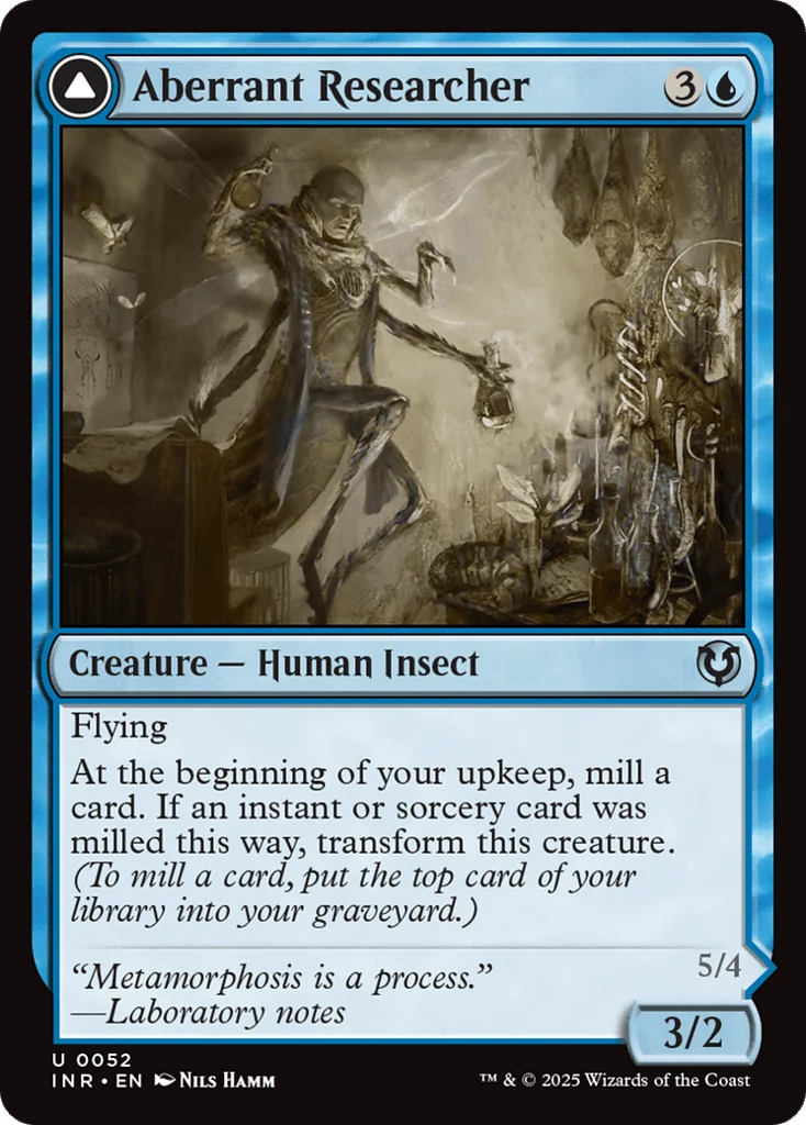 Aberrant Researcher // Perfected Form · Innistrad Remastered