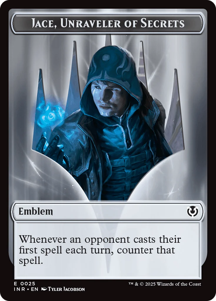 Jace, Unraveler of Secrets Emblem · Innistrad Remastered