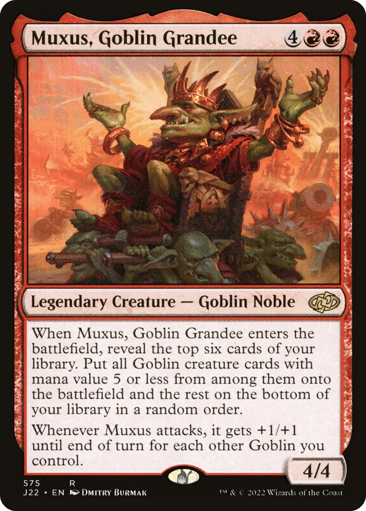 Muxus, Goblin Grandee · Jumpstart 2022