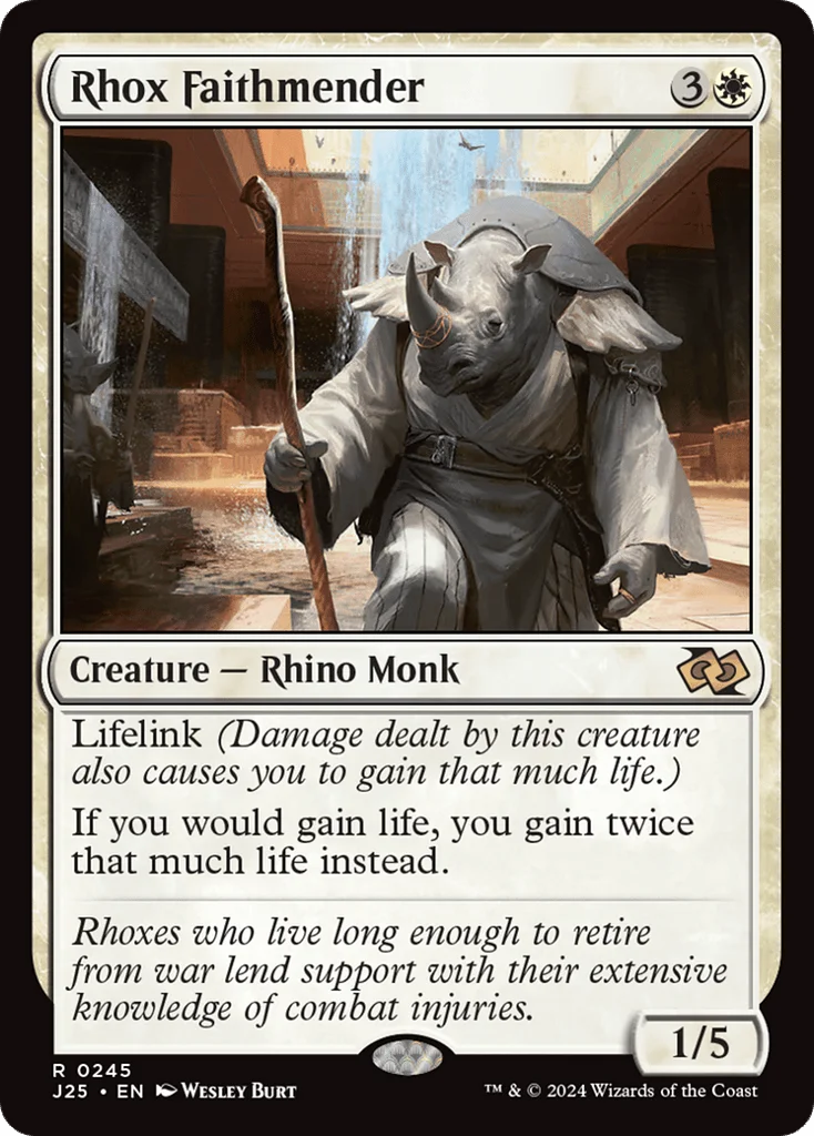 Rhox Faithmender · Foundations Jumpstart