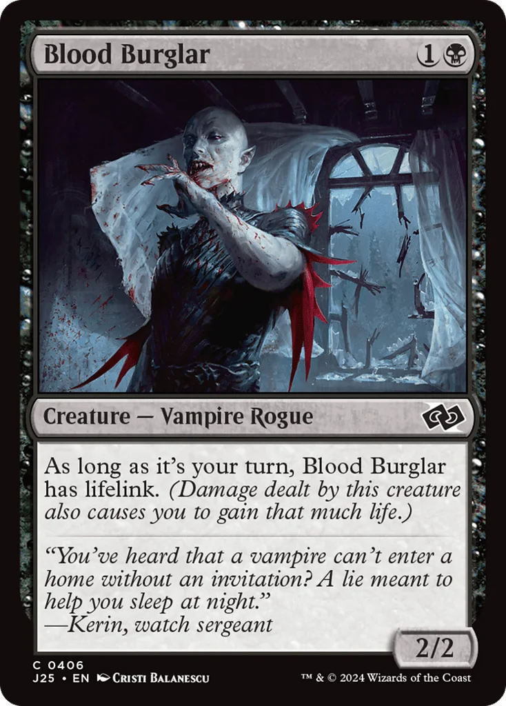 Blood Burglar · Foundations Jumpstart