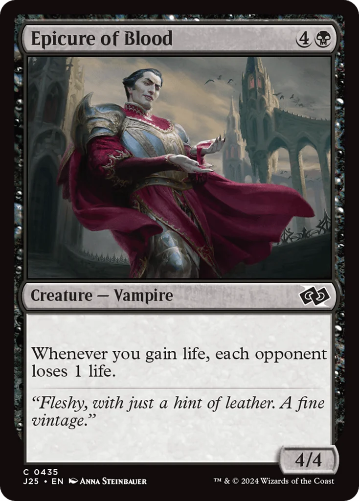 Epicure of Blood · Foundations Jumpstart