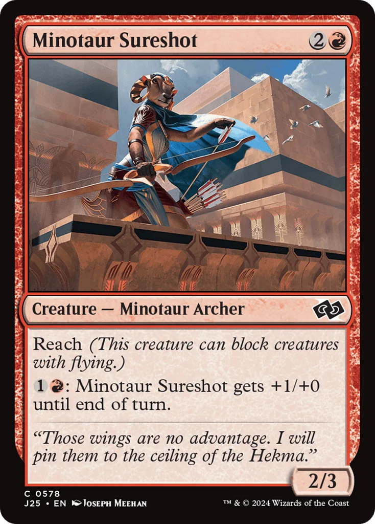 Minotaur Sureshot · Foundations Jumpstart