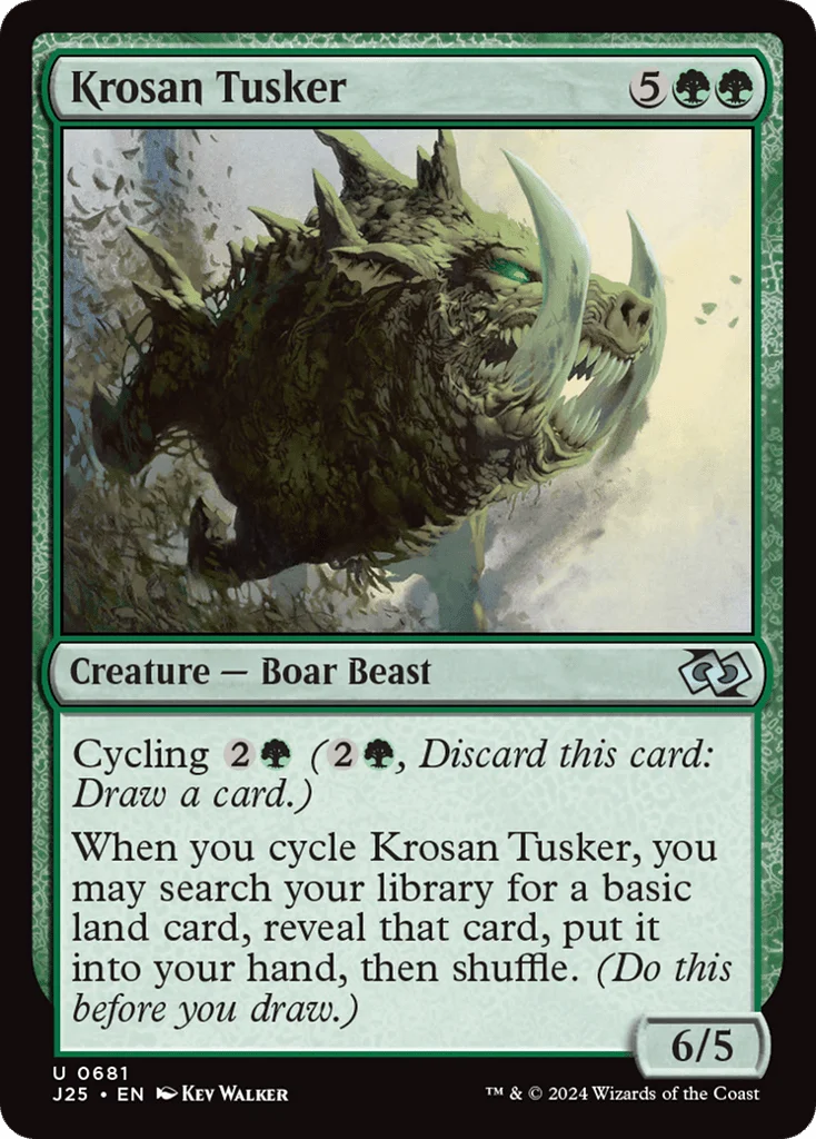 Krosan Tusker · Foundations Jumpstart