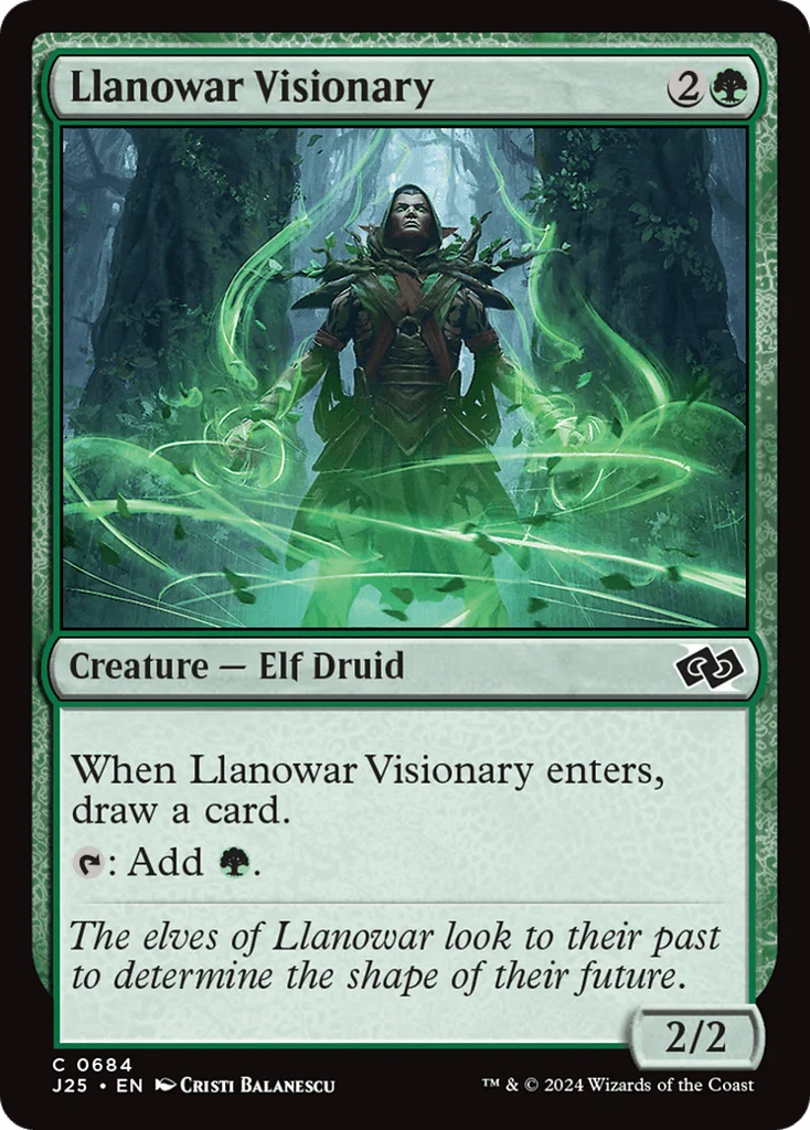 Llanowar Visionary · Foundations Jumpstart