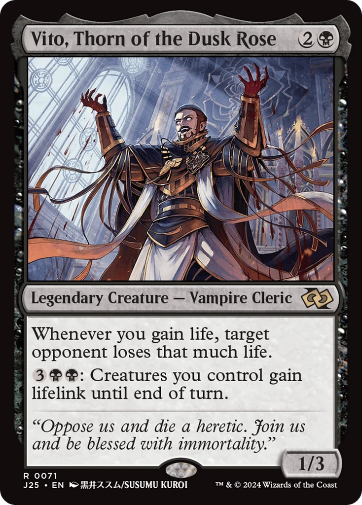 Vito, Thorn of the Dusk Rose · Foundations Jumpstart