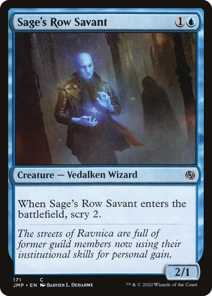 Sage's Row Savant · Jumpstart