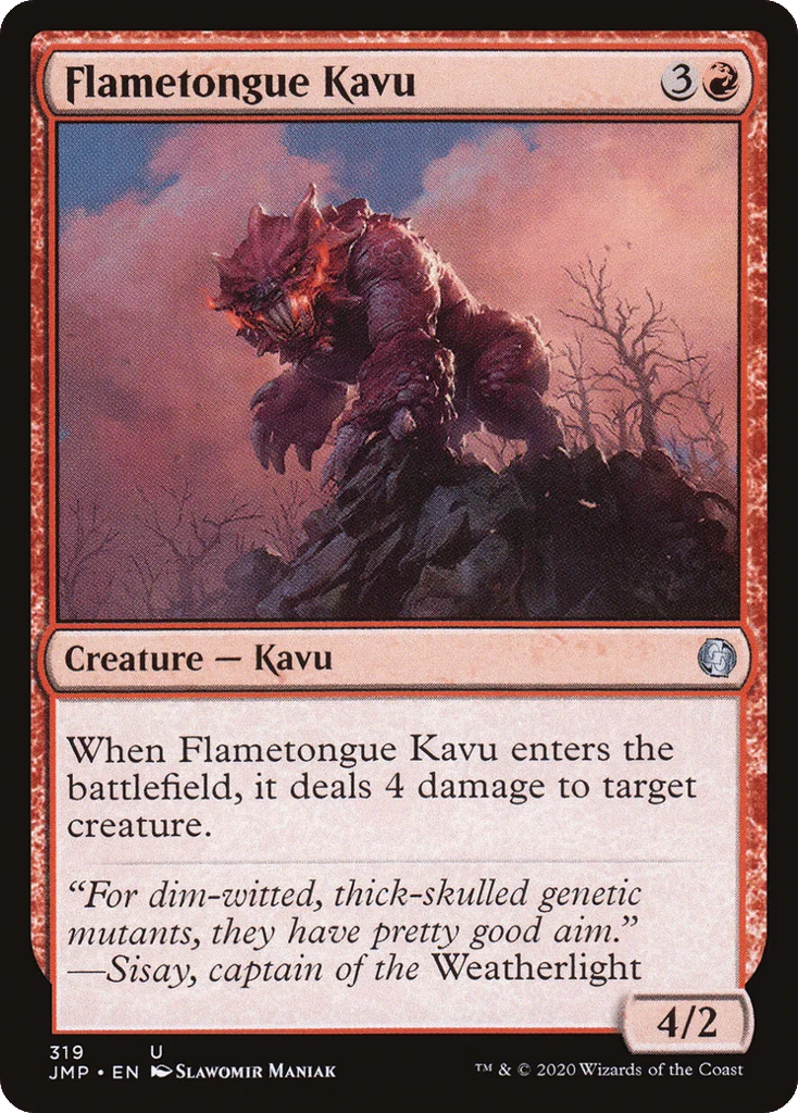 Flametongue Kavu · Jumpstart