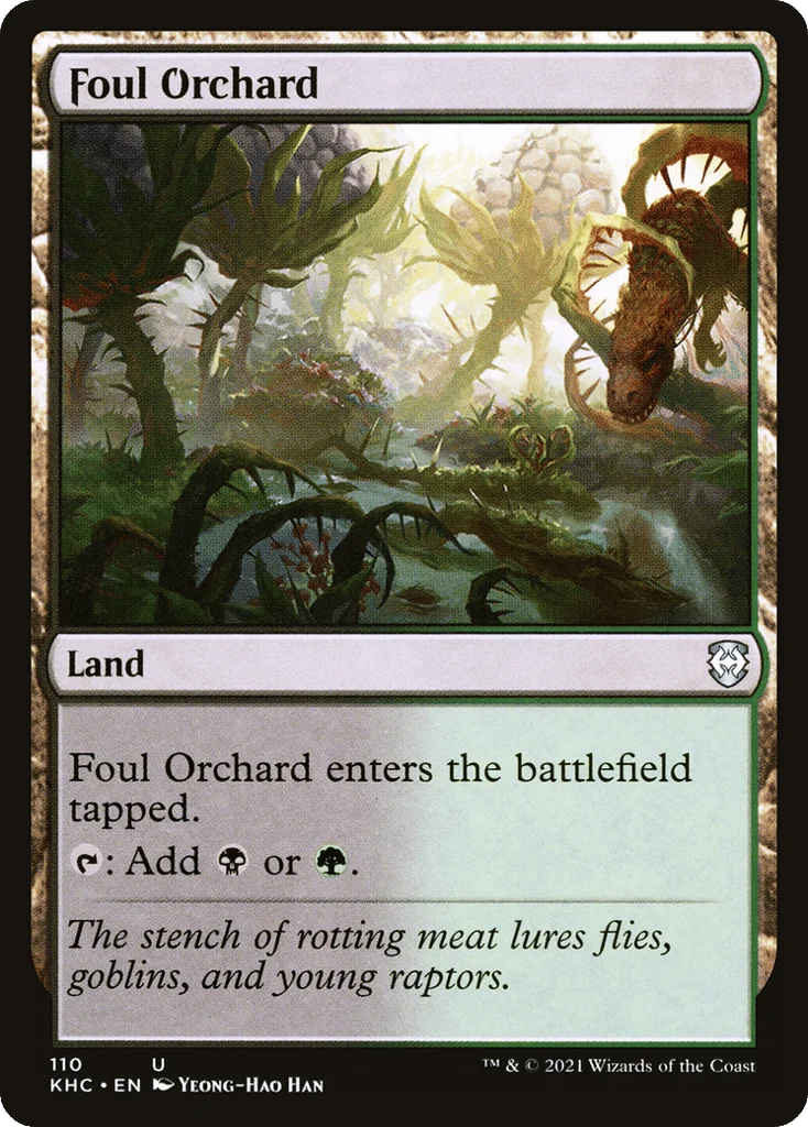 Foul Orchard · Kaldheim Commander