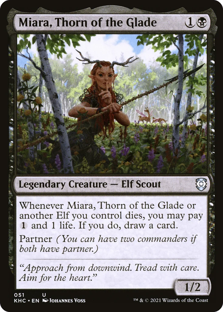 Miara, Thorn of the Glade · Kaldheim Commander