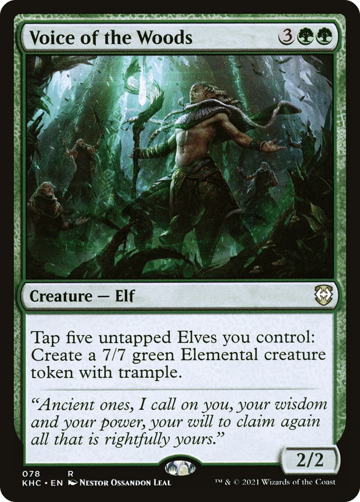 Voice of the Woods · Kaldheim Commander