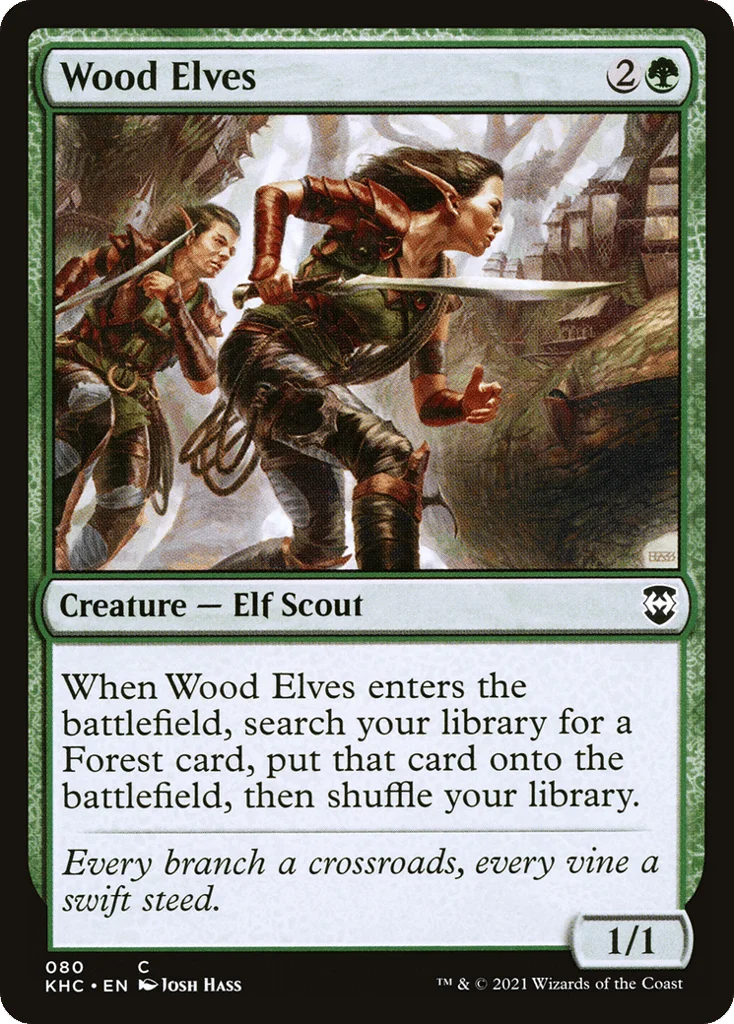 Wood Elves · Kaldheim Commander