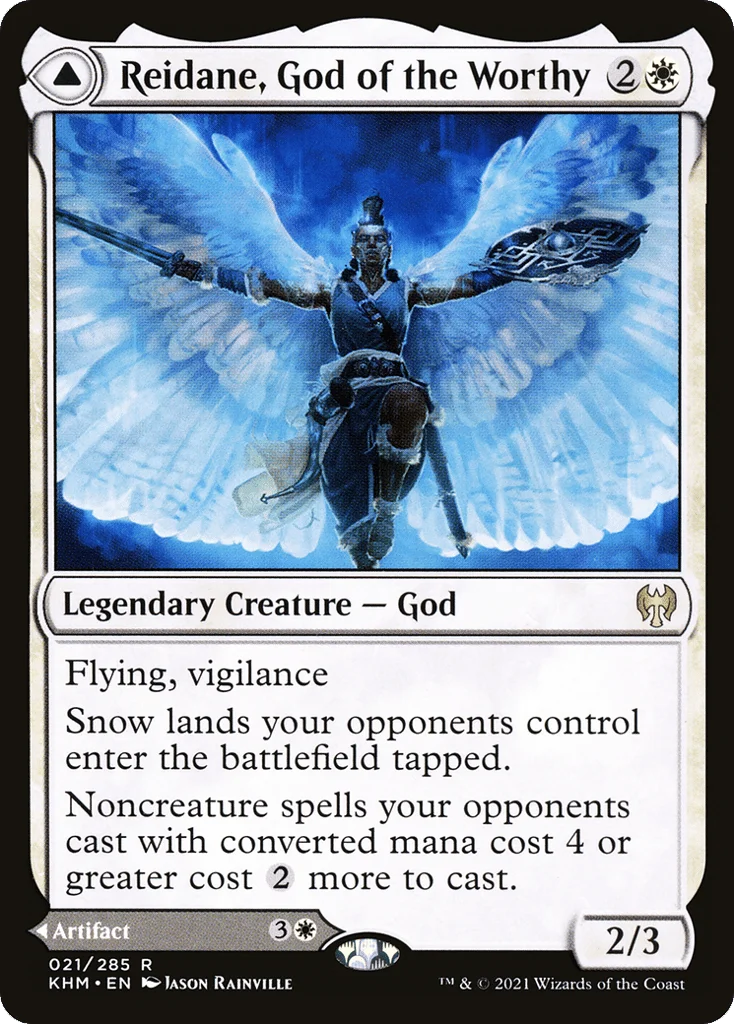 Reidane, God of the Worthy // Valkmira, Protector's Shield · Kaldheim