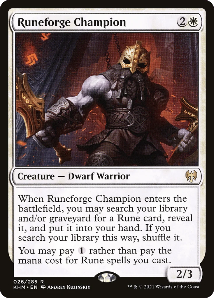 Runeforge Champion · Kaldheim