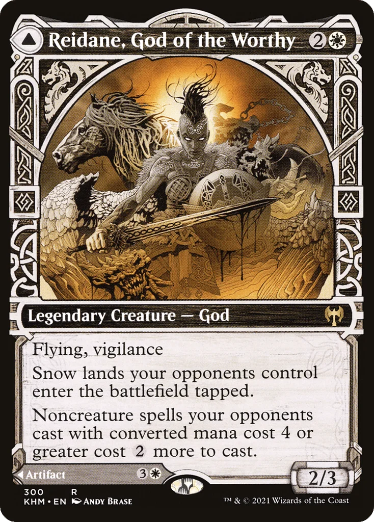 Reidane, God of the Worthy // Valkmira, Protector's Shield · Kaldheim