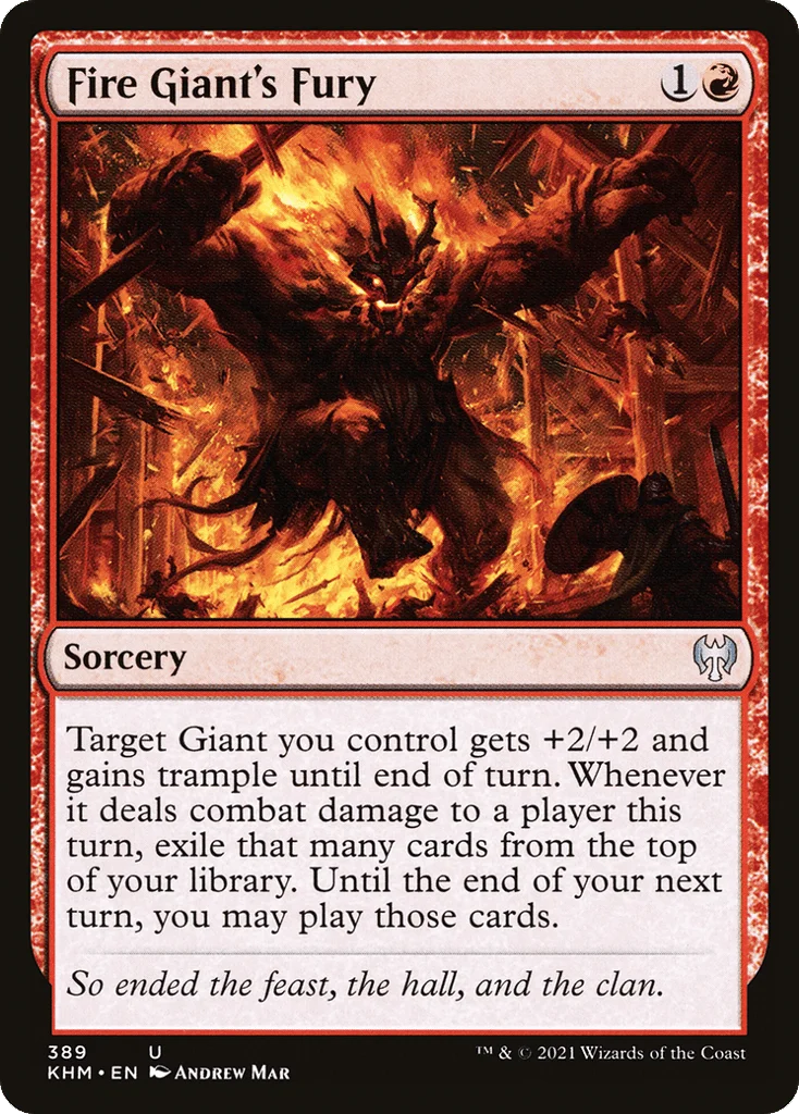 Fire Giant's Fury · Kaldheim